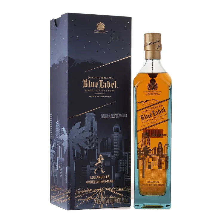 Johnnie Walker Blue Label Los Angeles Design Blended Scotch Whisky 750ml