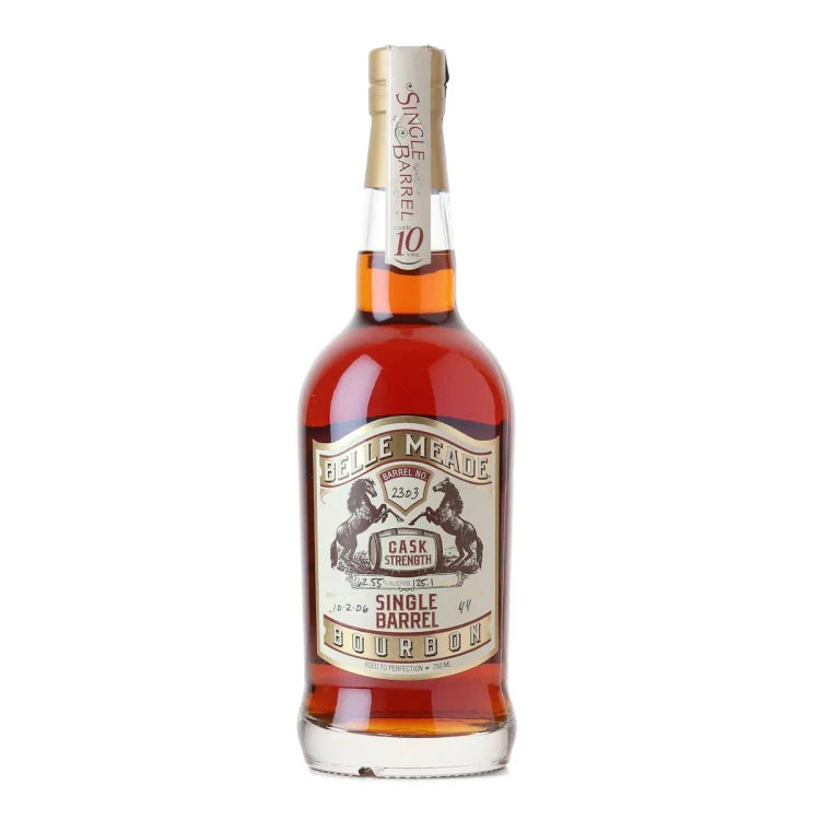 Belle Meade Single Barrel Cask Strength 10 Year Old Straight Bourbon Whiskey 750ml