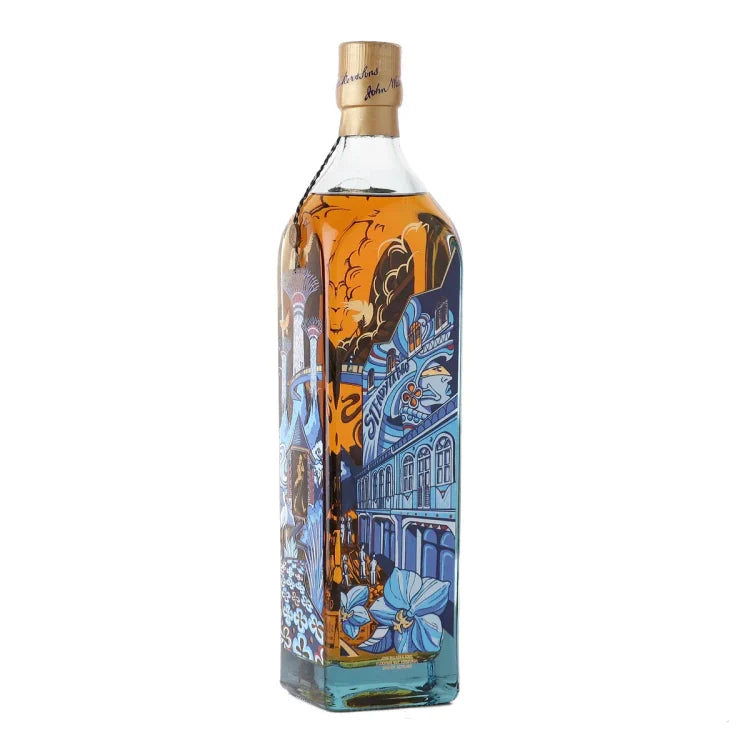 Johnnie Walker Blue Label Singapore Travel Edition Limited Edition Blended Scotch Whisky 1Lt