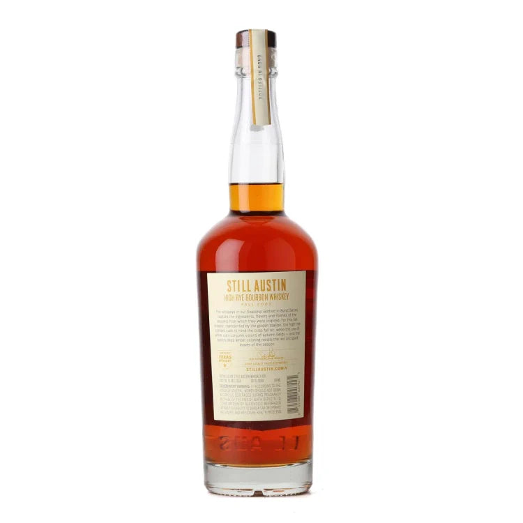 Still Austin Bottled In Bond High Rye Whiskey 750ml