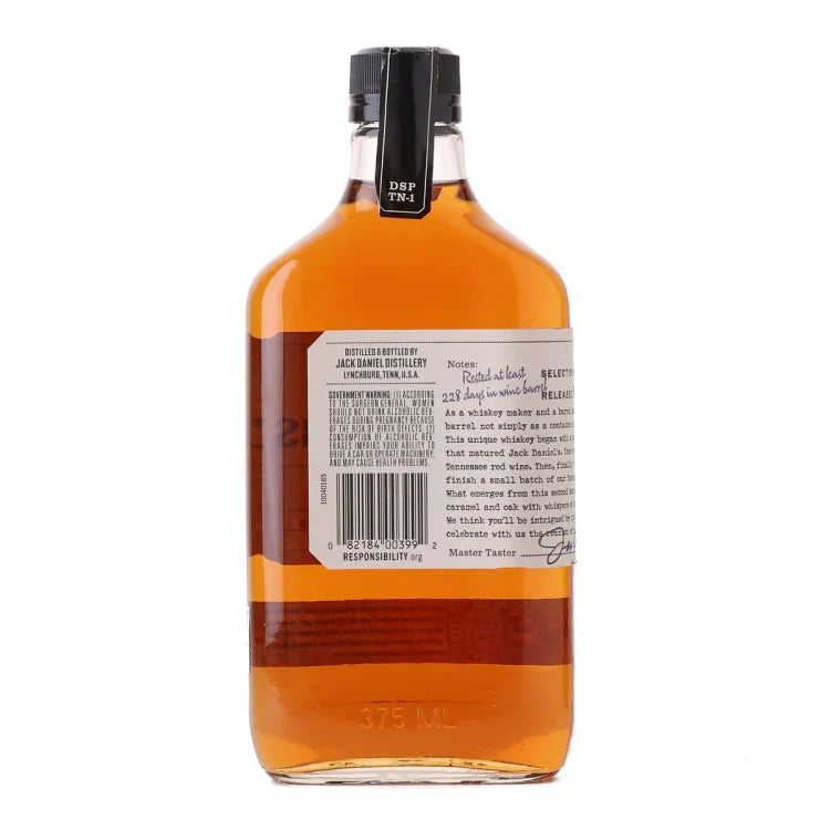 2019 Jack Daniel's Tennessee Tasters Selection Barrel Reunion 1 Red Wine Barrels Straight Whiskey 375ml