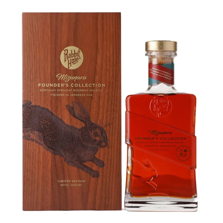 2021 Rabbit Hole Founder's Collection Mizunara 15 Year Old Kentucky Straight Bourbon Whiskey 750ml