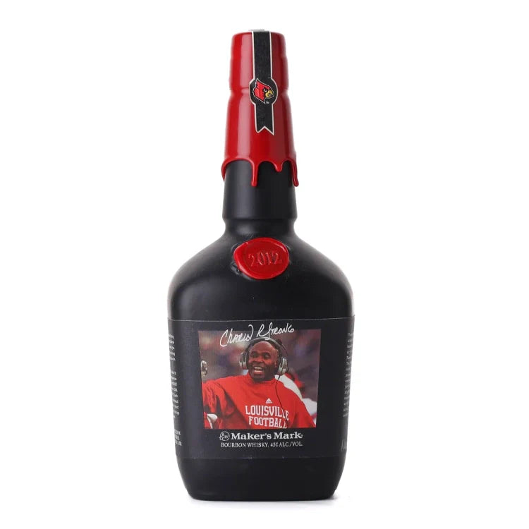 2012 Maker's Mark Charlie Strong Louisville Cardinals Kentucky Straight Bourbon Whisky 1Lt