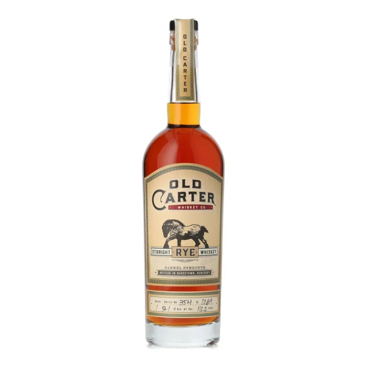 Old Carter Batch 1 Barrel Strength Straight Rye Whiskey 750ml