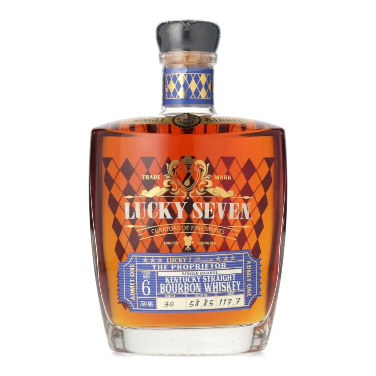 Lucky Seven 6 Year Old  'The Proprietor' Bourbon 'Glow' Private Barrel Selection Kentucky Straight Bourbon Whiskey 750ml