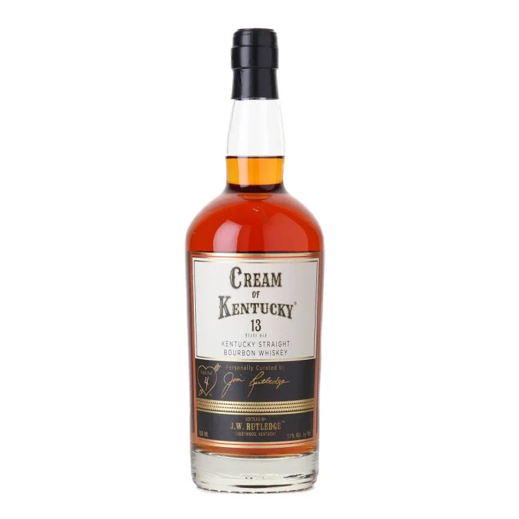 J. W. Rutledge Cream of Kentucky 13 year old Kentucky Straight Bourbon Whiskey 750ml