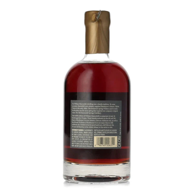 William Heavenhill Barrel Proof 19 Year Old Kentucky Straight Bourbon Whiskey 750ml