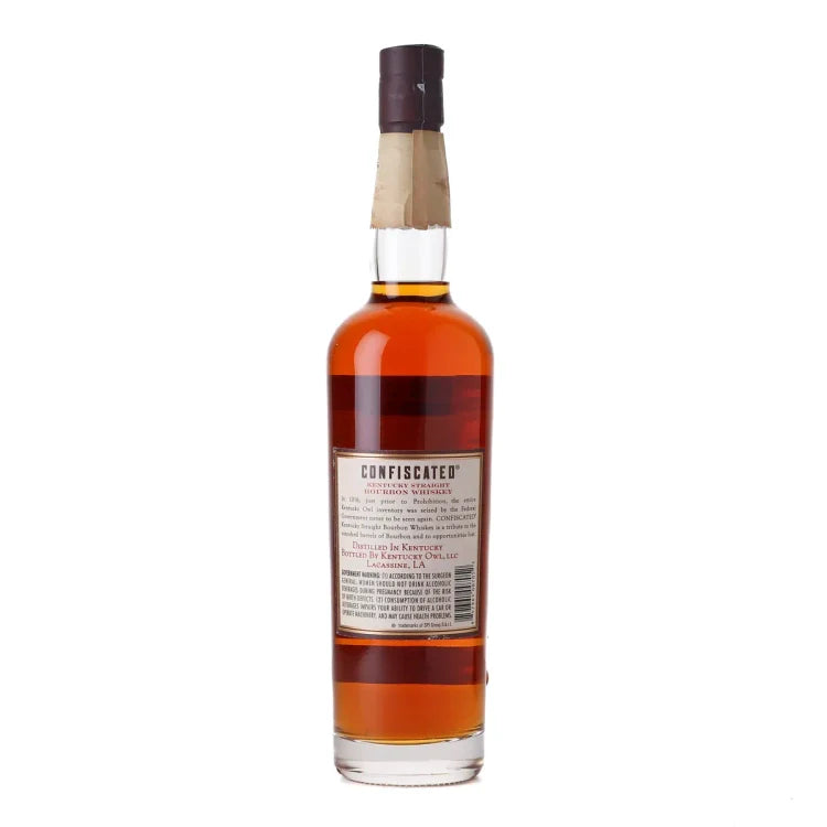 Kentucky Owl Confiscated Straight Bourbon Whiskey 750ml