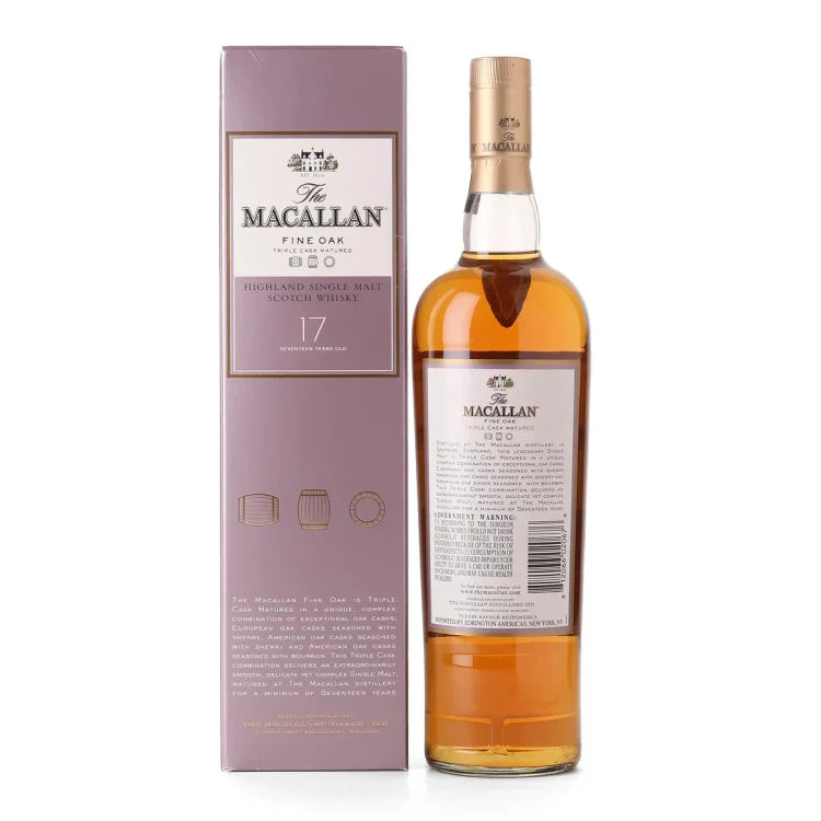 Macallan Fine Oak 17 Year Old Single Malt Scotch Whisky 750ml