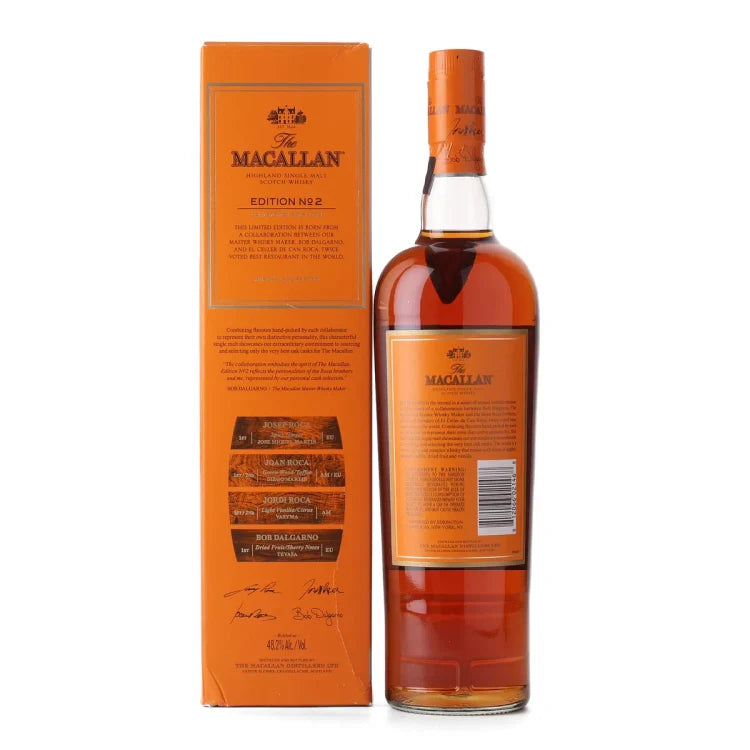Macallan Edition No 2 Single Malt Scotch Whisky 750ml
