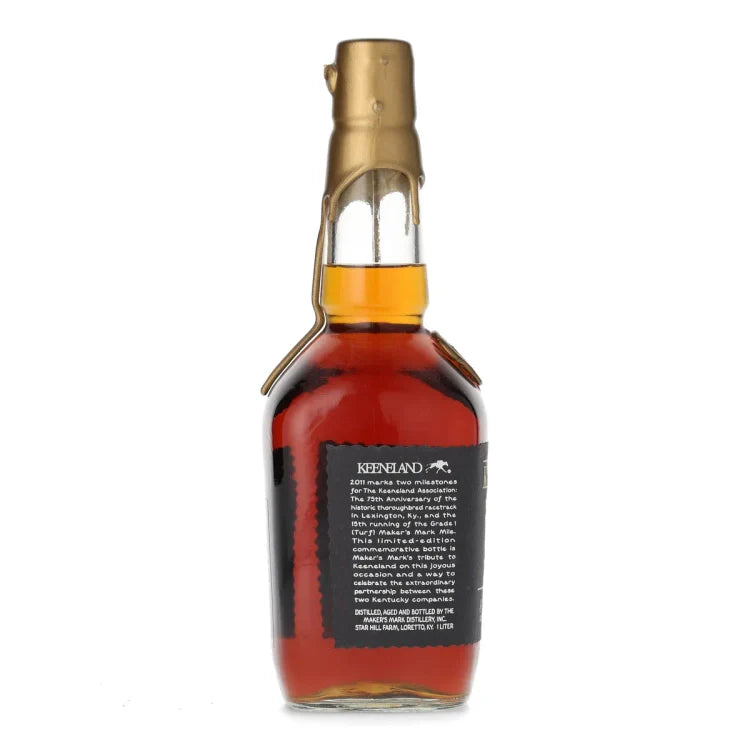2011 Maker's Mark Keeneland 75th Anniversary Kentucky Straight Bourbon Whisky 1Lt