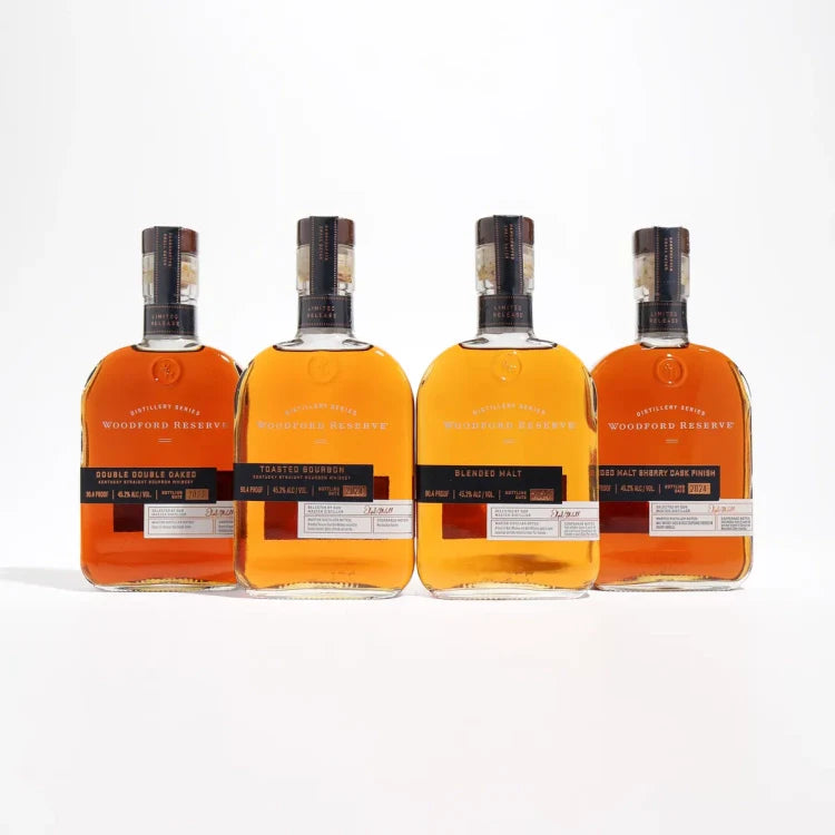 Woodford Reserve Distillery Series Whiskey Bundle 375ml OWC 4-Pack