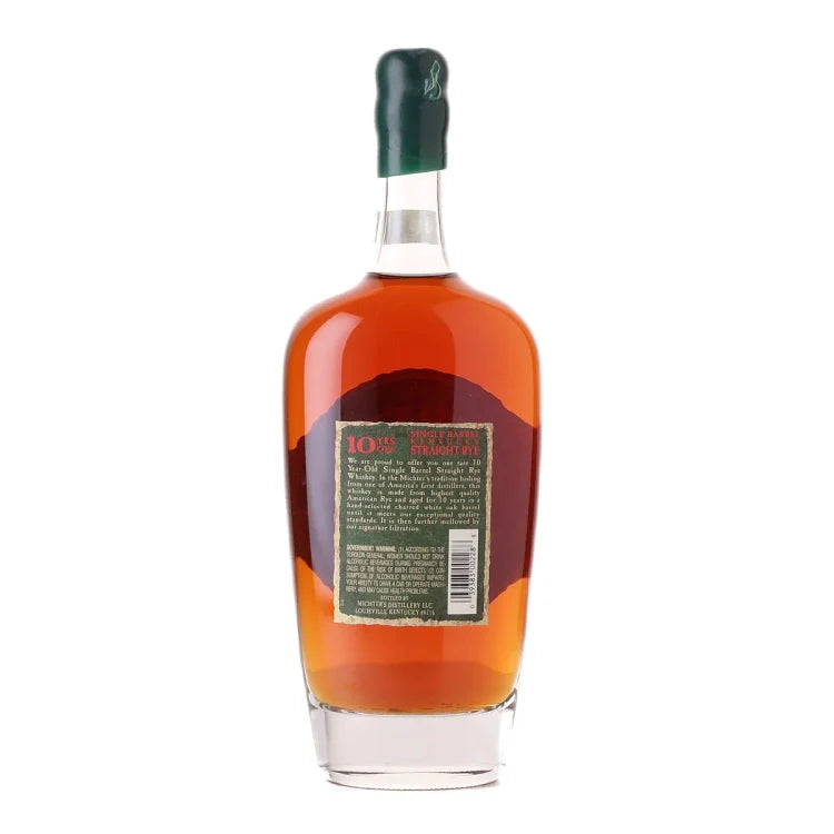 2018 Michter's 10 Year Old Single Barrel Straight Rye Whiskey 750ml