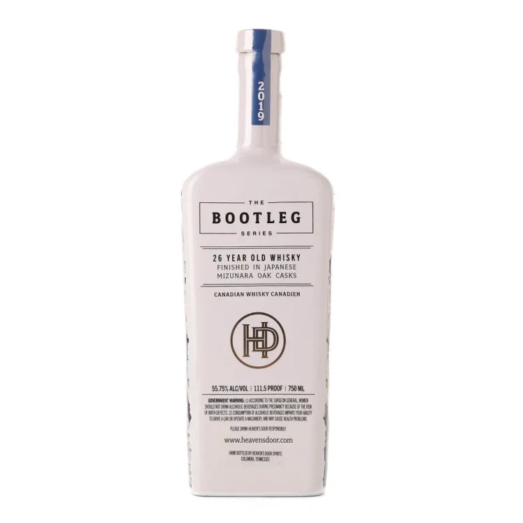 2019 Heaven's Door The Bootleg Series Vol I Mizunara Oak Finish 26 Year Old Rye Whiskey 750ml