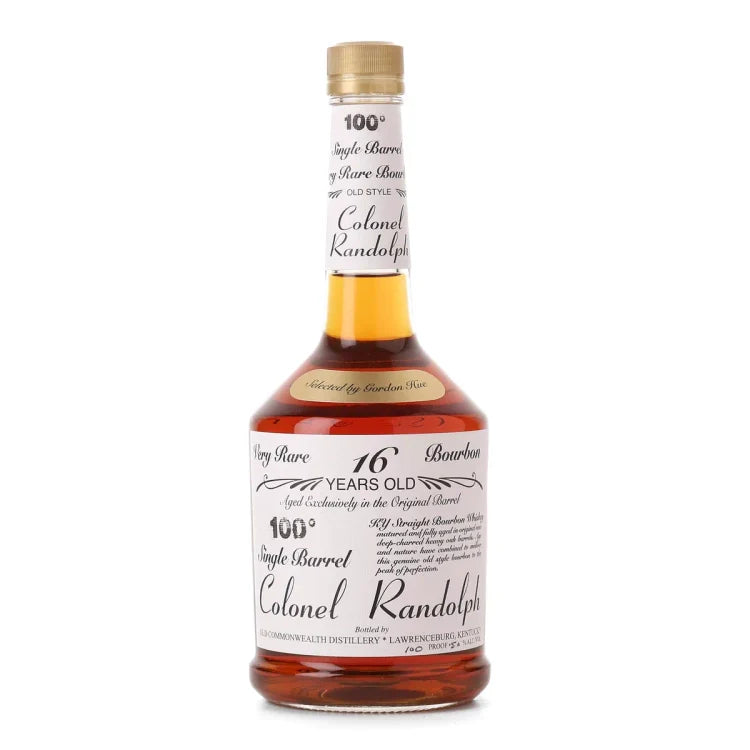 Colonel Randolph 16 Year Old Gordon Hue Private Barrel 100 proof Kentucky Straight Bourbon Whiskey 750ml