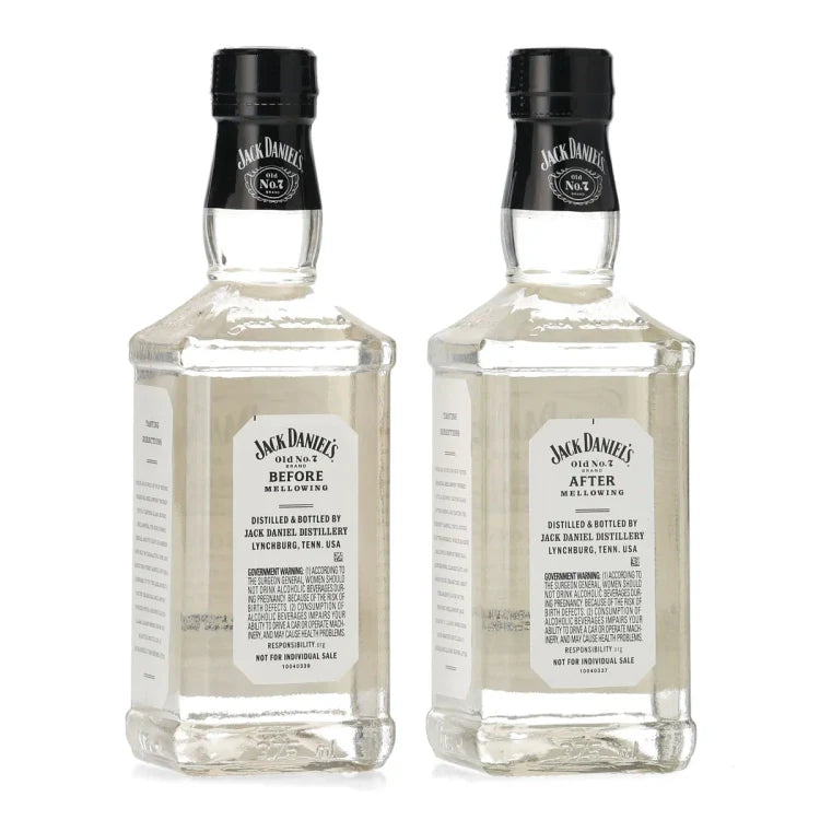 Jack Daniel's Old No. 7 Brand Before and After Charcoal Mellowing Set 375ml