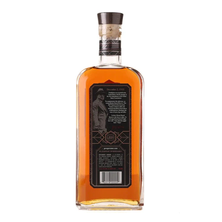 2017 George Remus Repeal Reserve Series I Straight Bourbon Whiskey 750ml