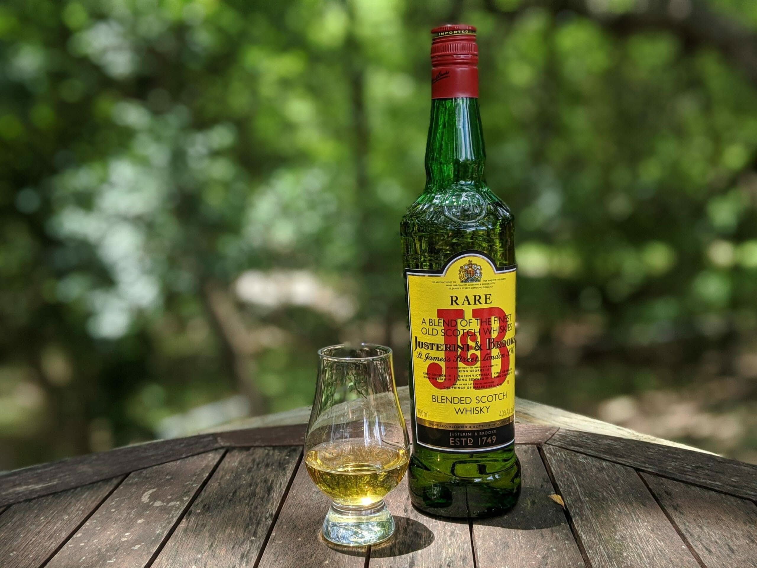 J&B Justerini & Brooks Rare Blended Scotch Whisky 750ml