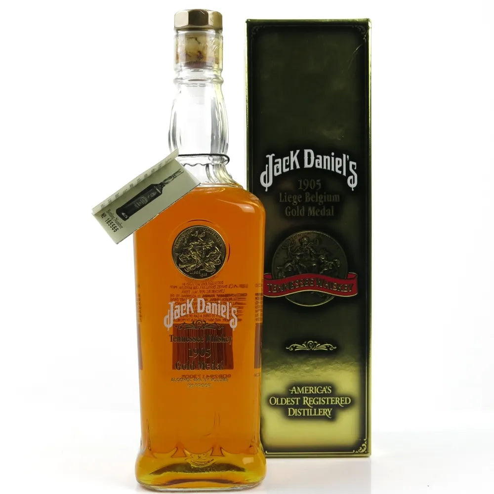 1905 Jack Daniel's Gold Medal Series Tennessee Whiskey Vintage 750ml (Bottle, Box & Neck Tag)