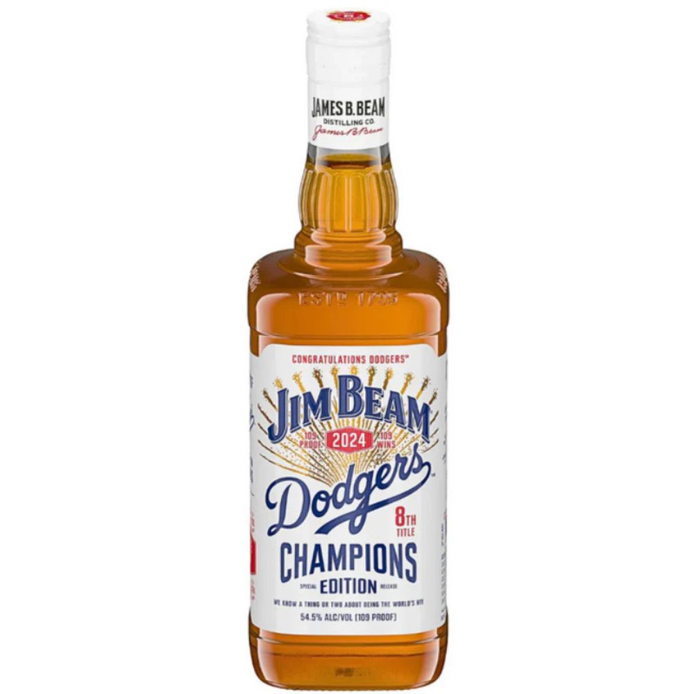 Jim Beam Champion Edition L.A. Dodgers 8th Title Kentucky Straight Bourbon Whiskey 750ml