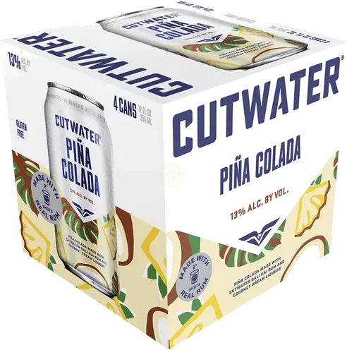 Cutwater Spirits Pina Colada Cocktail Can 4-Pack