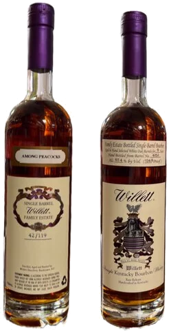 Willett Family Estate 9 Year Old #4252 Among Peacocks Straight Bourbon Whiskey 750ml