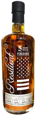 Resilient 5 Year Old Madeira Cask Finish Straight Bourbon Whisky 750ml