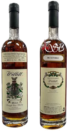Willett Family Estate 9 Year Old Barrel No. 2427 Big Saturday Rye Whiskey 750ml
