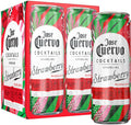 Jose Cuervo Sparkling Strawberry Margarita 16Proof 355ml Can 4-Pack