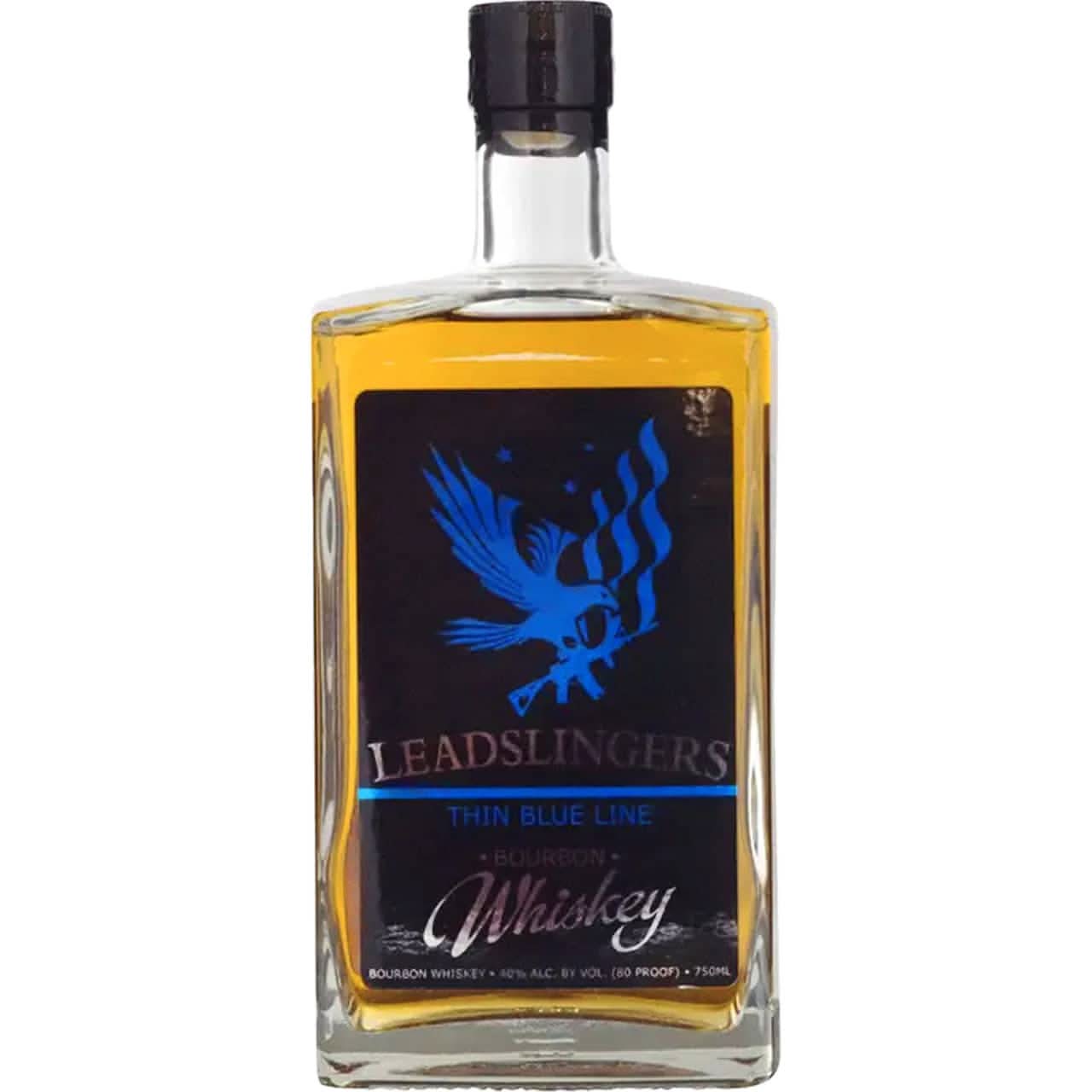 Leadslingers Thin Blue Line Bourbon Whiskey 750ml