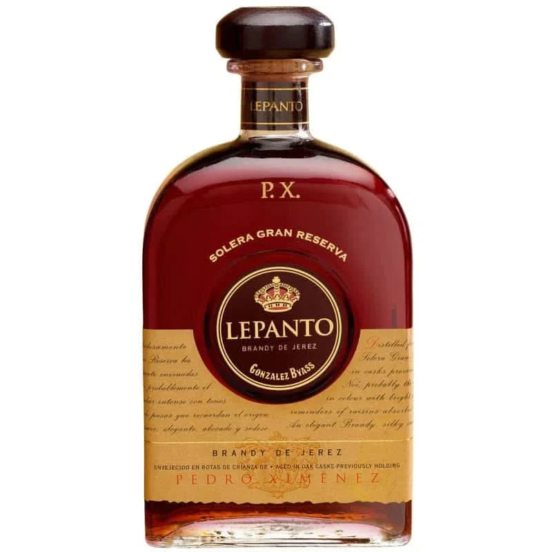 Gonzalez Byass Lepanto Solera Gran Reserva P.X. Pedro Ximenez Brandy de Jerez 750ml