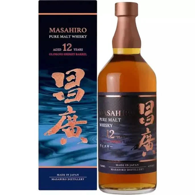 Masahiro 12 Year Old Oloroso Sherry Barrel Pure Malt Whisky 750ml