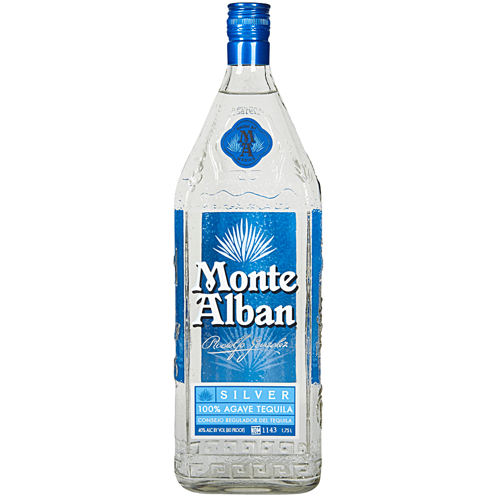 Monte Alban Silver Tequila 750ml