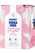 Absolut Grapefruit & Rosemary Vodka Soda Sparkling Cocktail Can 4-Pack