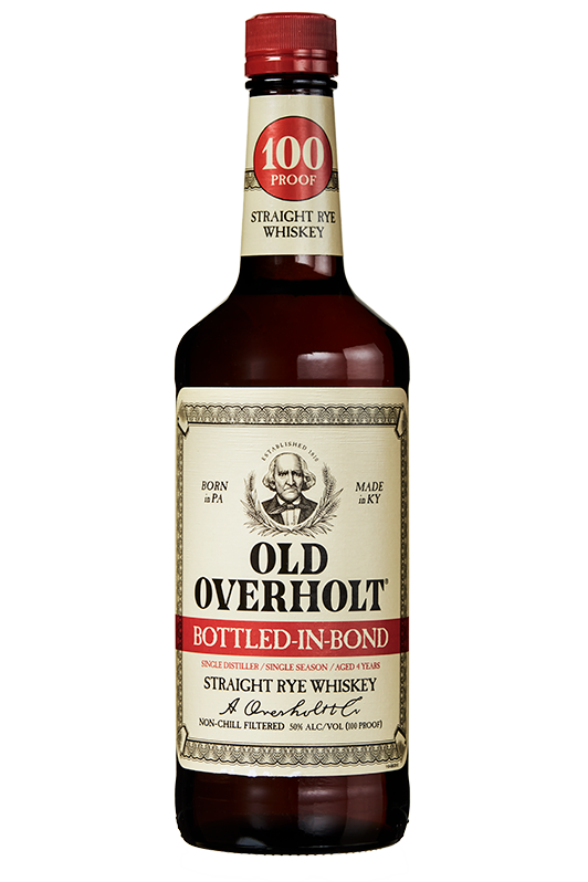 Old Overholt Bonded Bottled in Bond Straight Rye Whiskey 750ml