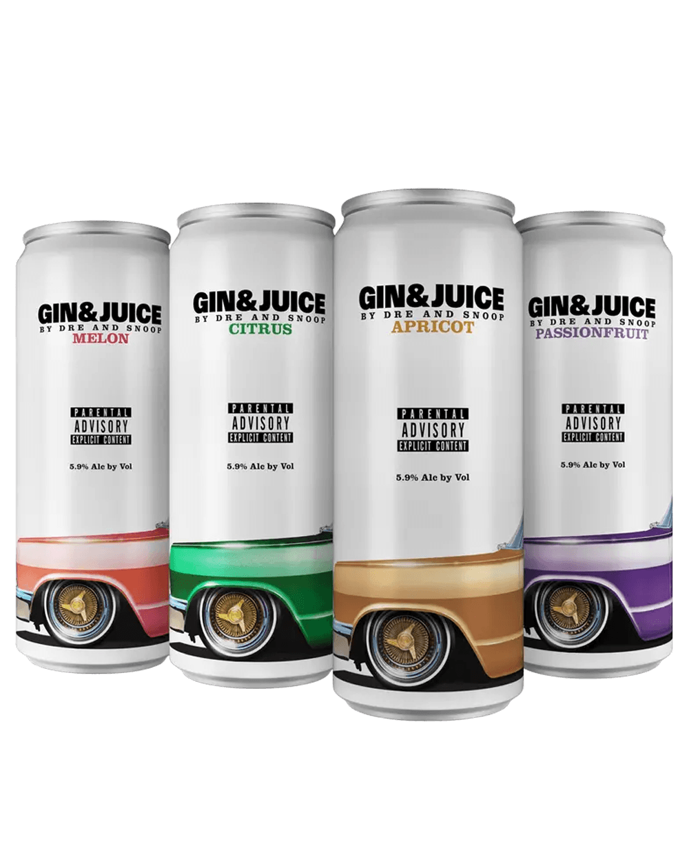 Gin and Juice Variety Pack 8 Pack 355ml