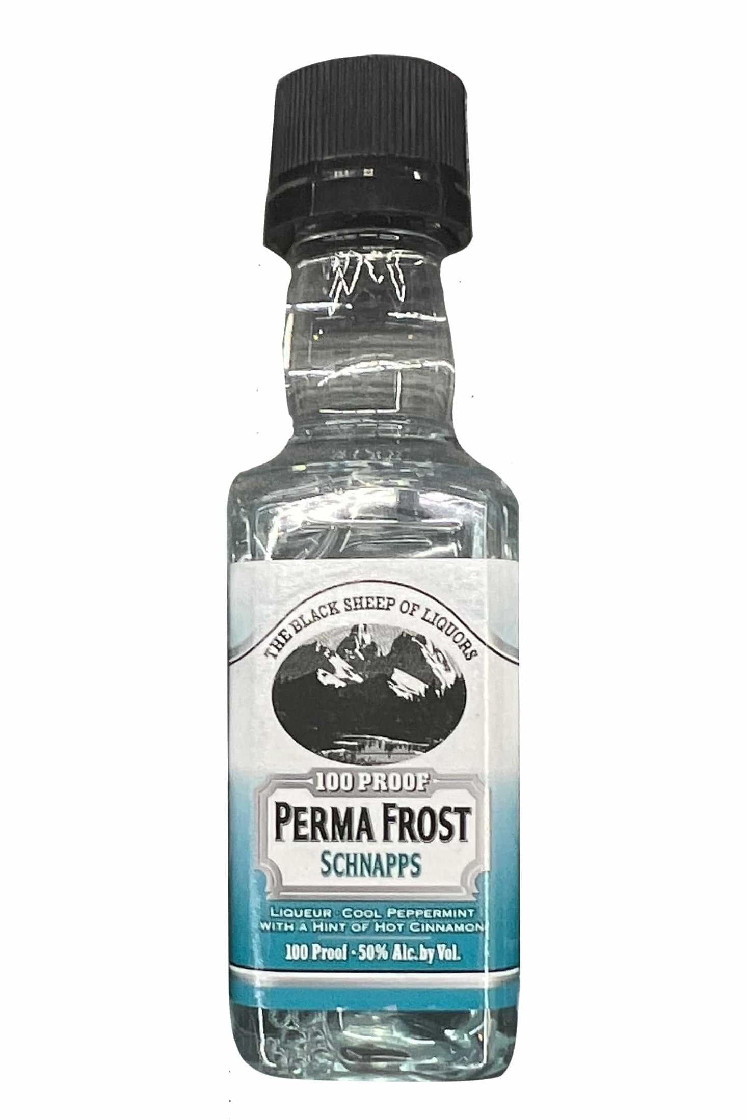 Yukon Jack Perma Frost Peppermint & Hot Cinnamon Schnapps Liqueur 50ml