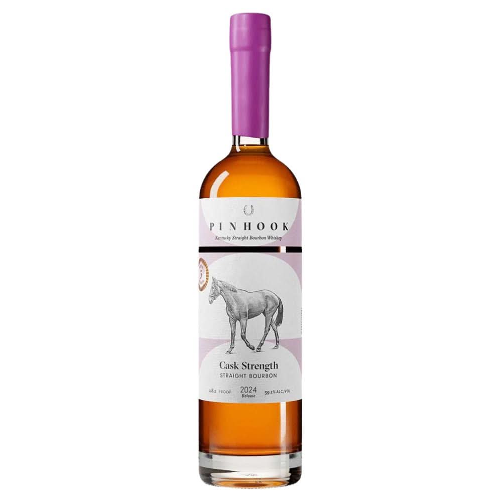 2024 Pinhook Single Barrel Cask Strength 5 Years Old Unfiltered Straight Bourbon Whiskey 750ml