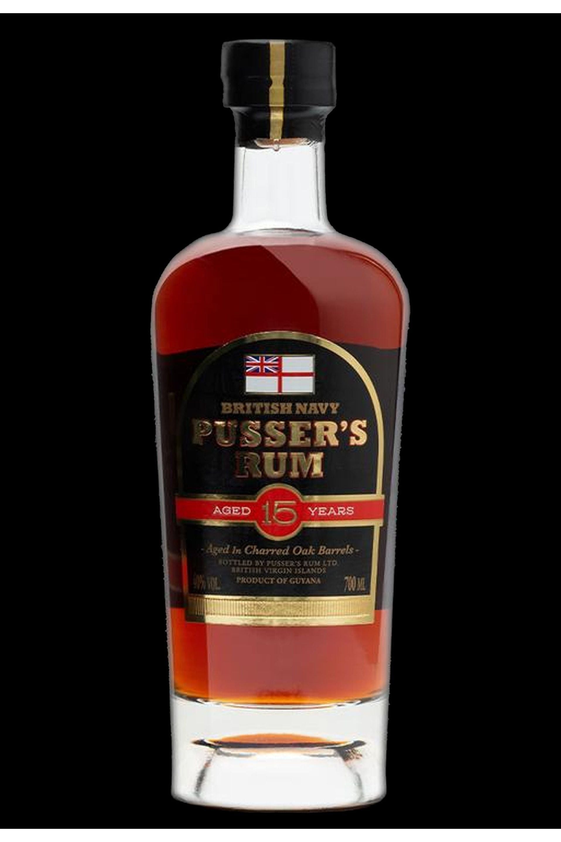 Pusser's British Navy Nelson's Blood 15 Year Old Rum 750ml