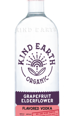 Kind Earth Authentic Organic Grapefruit Elderflowe Vodka 750ml