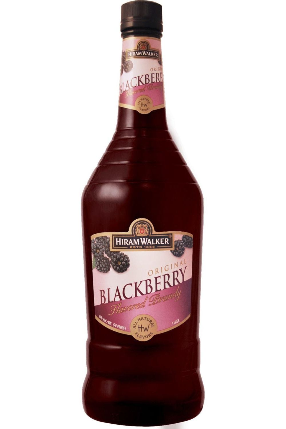 Hiram Walker Blackberry Flavored Brandy 1Lt