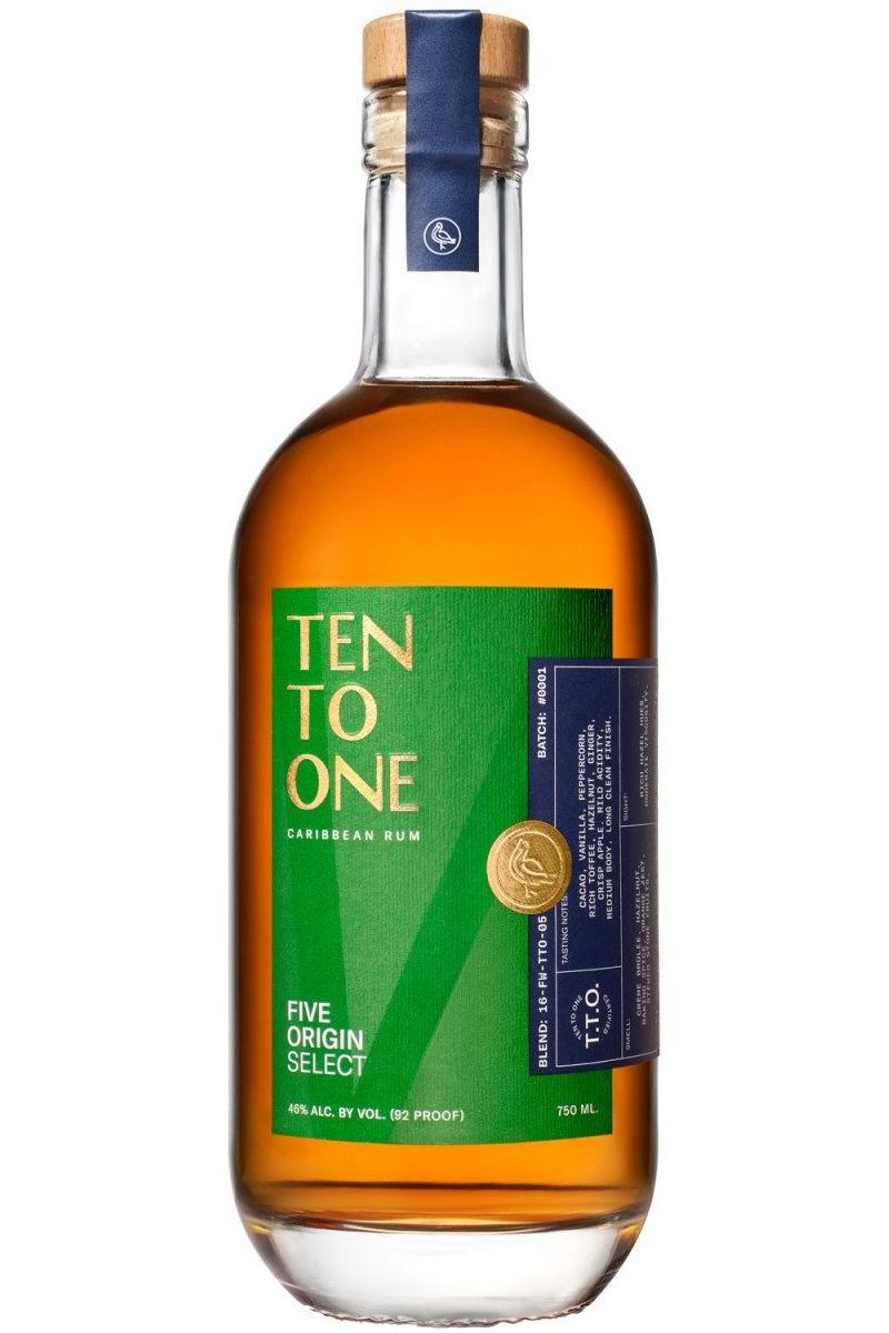 Ten to One Five Origin Select Caribbean Rum 750ml