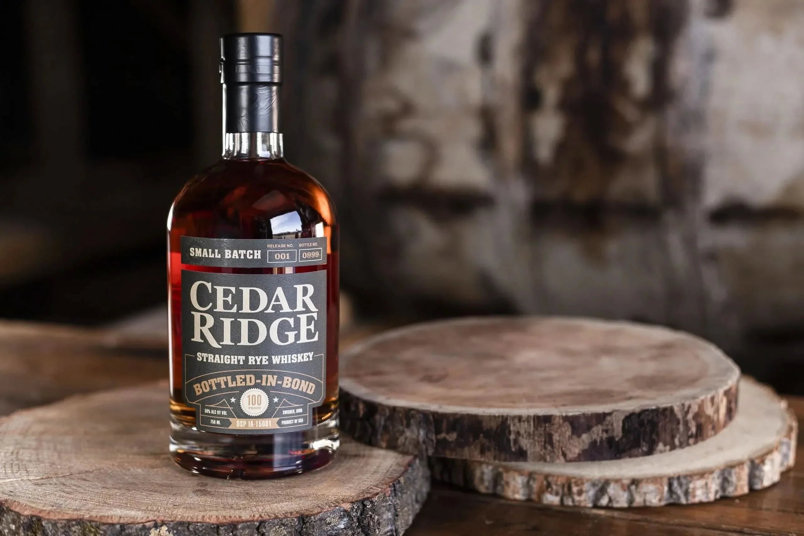Cedar Ridge Distillery Bottled in Bond Straight Rye Whiskey 750ml