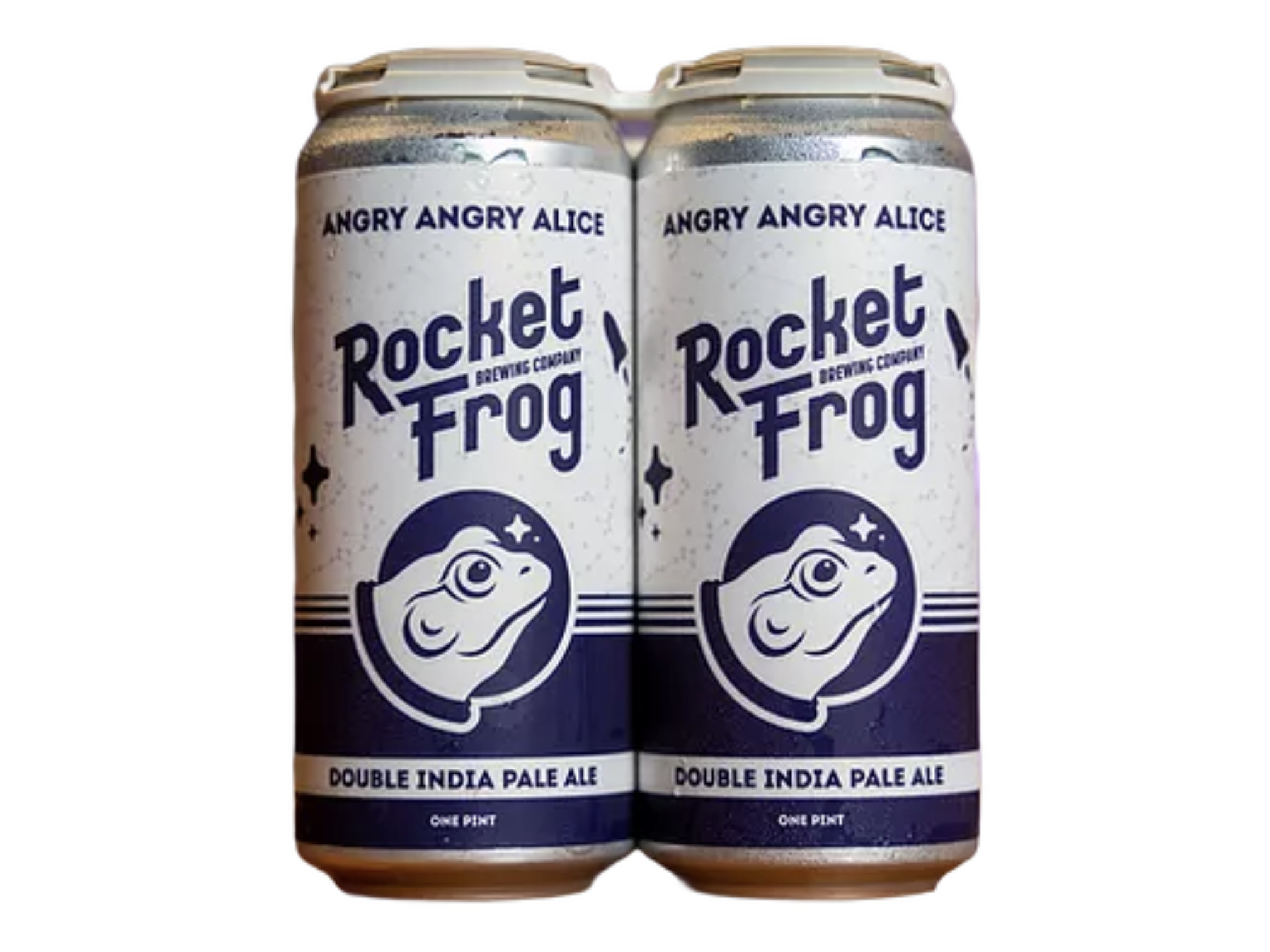 Rocket Frog Brewing Angry Angry Alice Double India Pale Ale Beer 4-Pack
