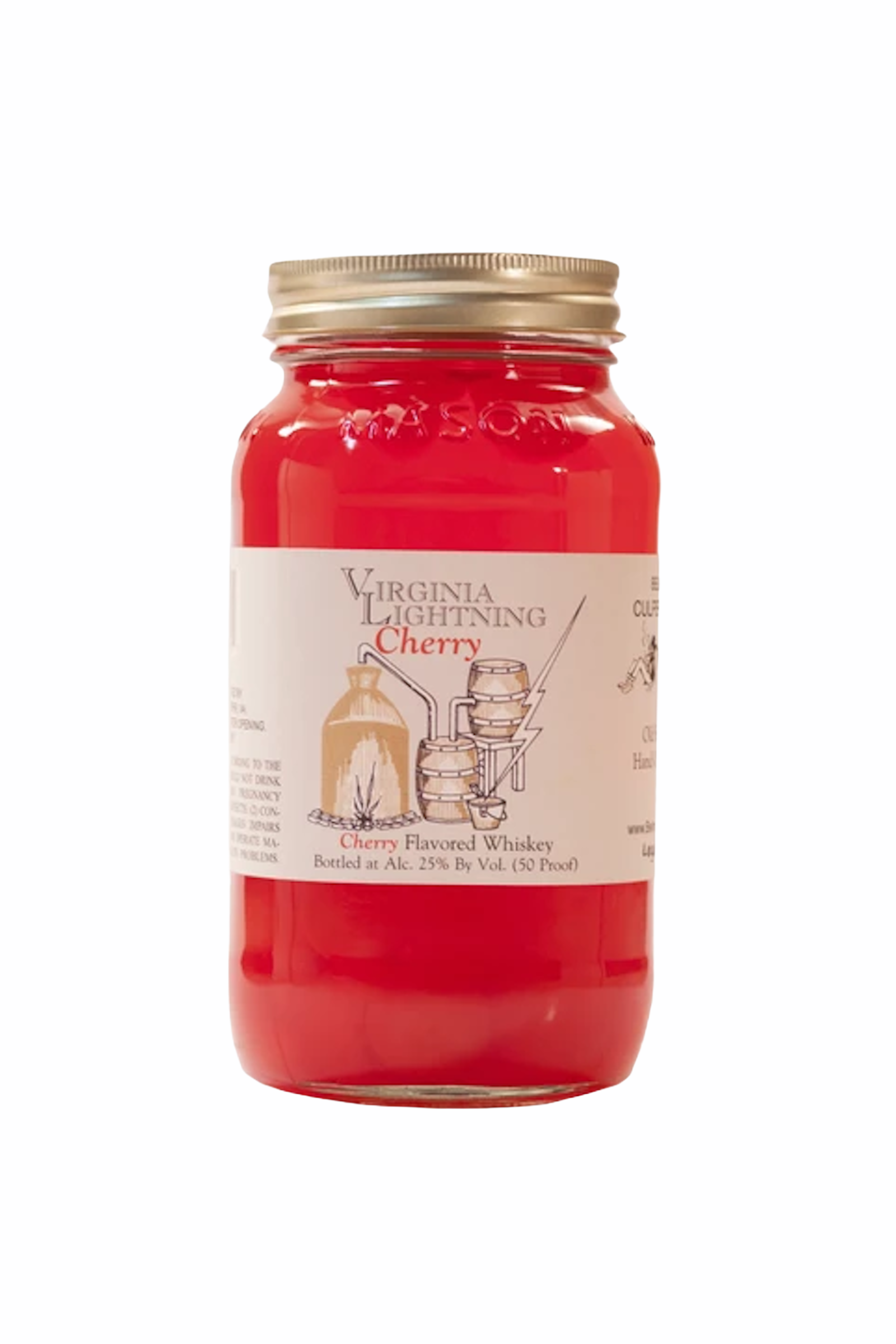 VIRGINIA LIGHTNING CHERRY 50 PROOF 750 ML