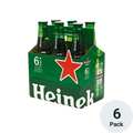Heineken Lager Beer 12-Oz Bottle 6-Pack
