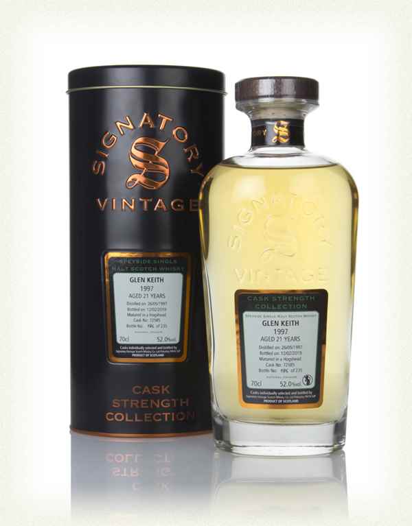 1997 Glen Keith Cask Strength Collection 21 Year Old Scotch Whisky 750ml