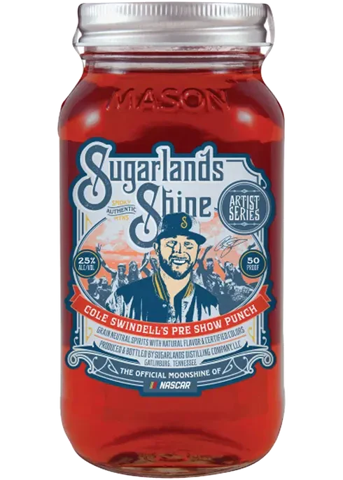 Sugarlands Shine Cole Swindell's Pre Show Punch Moonshine 750ml
