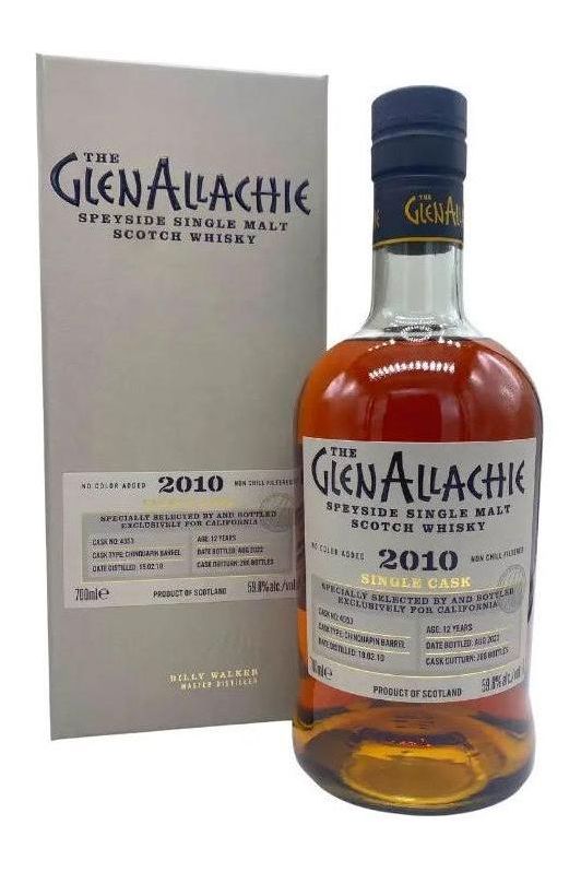 2010 GlenAllachie 12 Year Old Chinquapin Virgin Oak Cask 4553 Single Malt Scotch Whisky 700ml