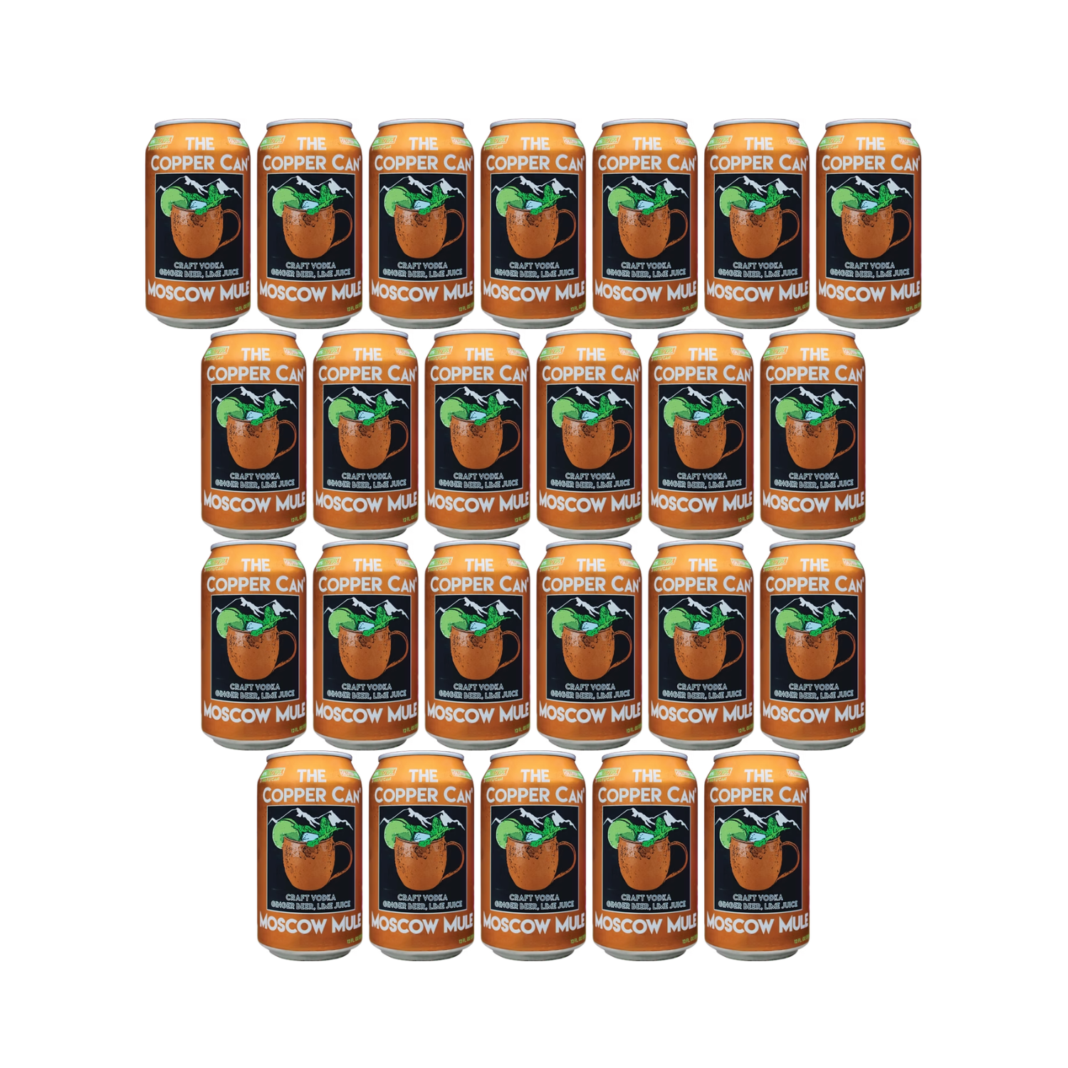 The Copper Can Moscow Mule Can 24-Pack